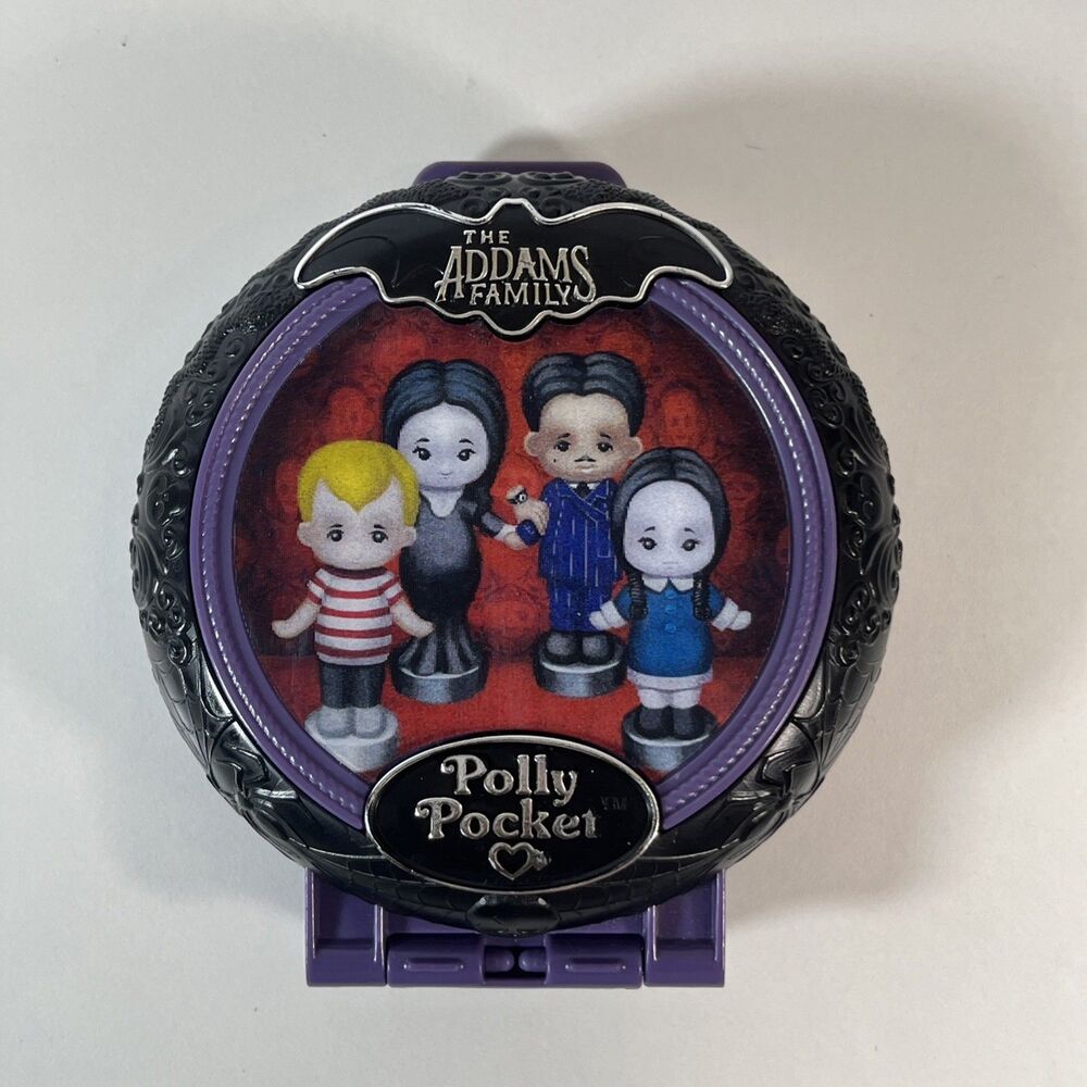 Mattel Polly Pocket Addams Family Collector Compact Only Spooky Play